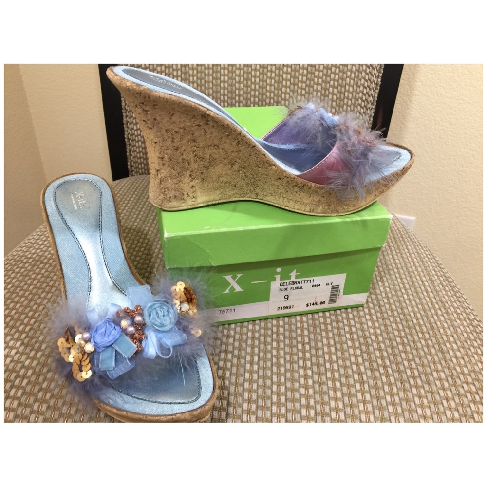 Platform sandal Size 9 Made in Italy